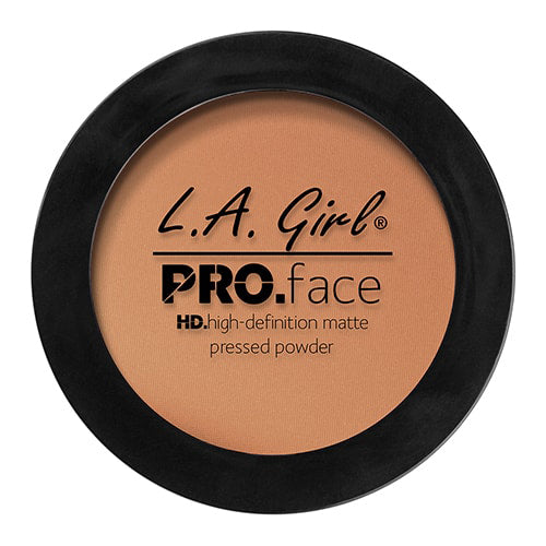 L.A. GIRL Pro Face HD High Definition Matte Pressed Powder Warm Caramel, 0.25 oz (7g) - oddros.shop